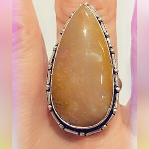 Agate Monster Gemstone Ring